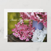 日付の保存春ブーケ 案内ポストカード (正面/裏面)