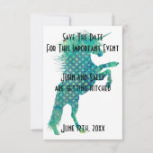 日付の保存水玉模様Blue Unicorn (裏面)