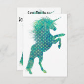 日付の保存水玉模様Blue Unicorn (正面/裏面)