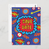 日付の保存漫画英雄 ポストカード (正面/裏面)