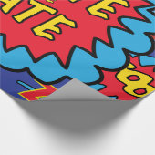 日付の保存漫画英雄 ラッピングペーパー (角)