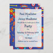 日付の保存漫画英雄 招待状 (正面/裏面)