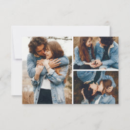 日付の保存素朴フローラスカルBohoフォトカード セーブザデート