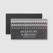 日付の保存素朴ヴィンテージレースチャックボード (正面/裏面)