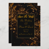 日付の保存結婚式招待状 セーブザデート (正面/裏面)