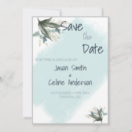 日付の保存結婚式招待状 招待状