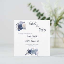 日付の保存結婚式招待状 招待状