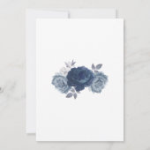 日付の保存結婚式招待状 招待状 (裏面)