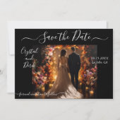 日付の保存結婚式招待状 招待状 (正面)