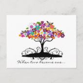 日付の保存 – の結婚はがき 案内ポストカード (裏面)