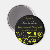 日付の保存 – の結婚マグネット マグネット (正面/裏面)