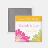 日付の保存 – の結婚マグネット マグネット (正面/裏面)