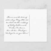 「日付の保存」はがき 案内ポストカード (裏面)