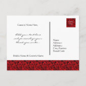 日付の保存 – はがき 案内ポストカード (裏面)