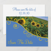 日付の保存 – ひまわり セーブザデート (正面/裏面)