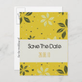 日付の保存 – エンボス 案内ポストカード (正面/裏面)