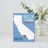 日付の保存 – カスタマイズ可能 – カリフォルニア 案内ポストカード (スタンド正面)