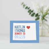 日付の保存 – カスタマイズ可能 – コロラド 案内ポストカード (スタンド正面)