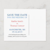 日付の保存 – カスタマイズ可能 – ニューハンプシャー 案内ポストカード (裏面)