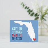 日付の保存 – カスタマイズ可能 – フロリダ 案内ポストカード (スタンド正面)