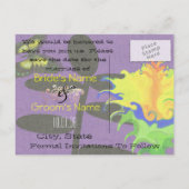 日付の保存 – - カスタマイズ -  -カスタマイズ 案内ポストカード (裏面)