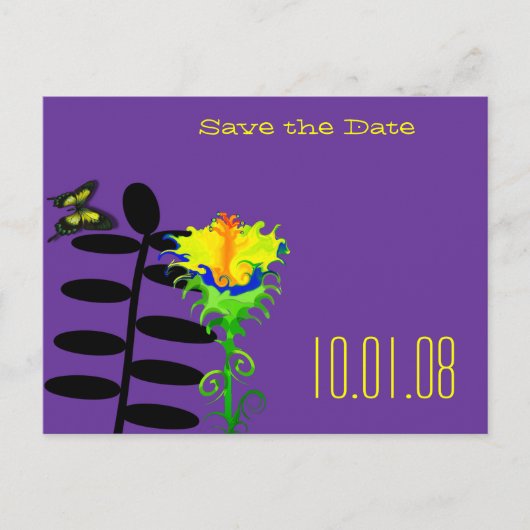 日付の保存 – - カスタマイズ -  -カスタマイズ 案内ポストカード (正面)