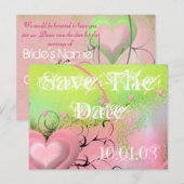 日付の保存 – カスタマイズ -  案内ポストカード (正面/裏面)