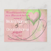 日付の保存 – カスタマイズ -  案内ポストカード (裏面)