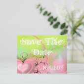 日付の保存 – カスタマイズ -  案内ポストカード (スタンド正面)