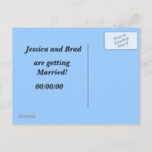 日付の保存......スキーの愛 案内ポストカード (裏面)