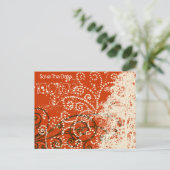 日付の保存 – ツリーの渦巻き旋回 案内ポストカード (スタンド正面)