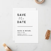 日付の保存 ノートカード (正面/裏面インサイチュ)