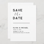 日付の保存 ノートカード (正面/裏面)