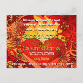 日付の保存 – ハートの起動時 案内ポストカード (裏面)