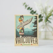 日付の保存 |バンクーバー（カナダ） 案内ポストカード (スタンド正面)