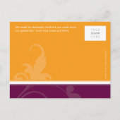 日付の保存：：バージョン2 案内ポストカード (裏面)