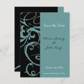 日付の保存 – ブックマークはがき 案内ポストカード (正面/裏面)