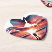 日付の保存 ペーパーコースター (アングル)