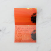 日付の保存 – ポピー 招待状 (内部)