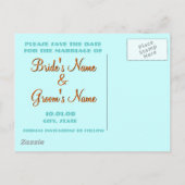 日付の保存 – ポピー 案内ポストカード (裏面)