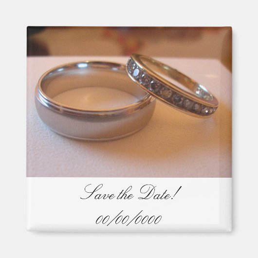 日付の保存 マグネット (正面)