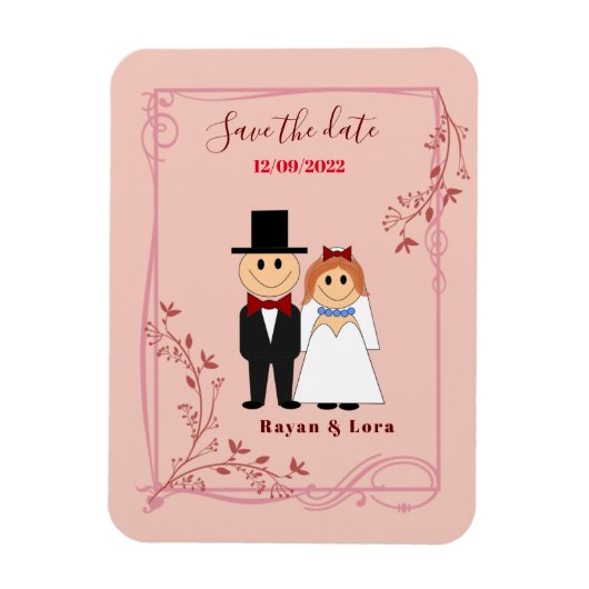 日付の保存 マグネット (縦)