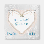 日付の保存 マグネット (正面)