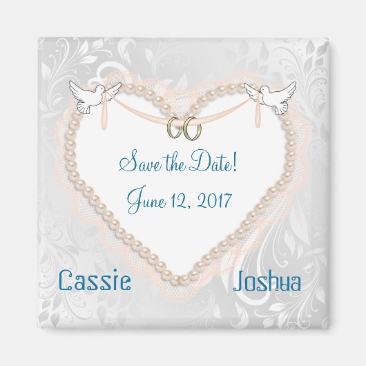 日付の保存 マグネット (正面)