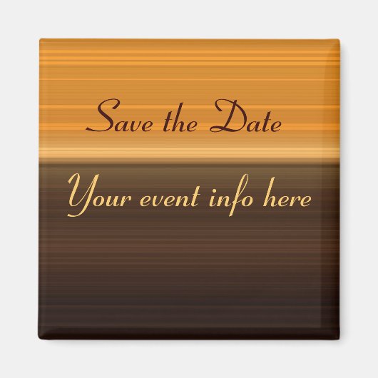 日付の保存 マグネット (正面)