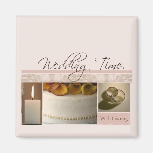 日付の保存 マグネット (正面)