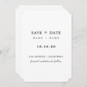 日付の保存♥ミニマモダンリストフラットカード シーズンカード (正面/裏面)