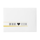 日付の保存， ♥ ラップアラウンド宛名ラベル (正面)