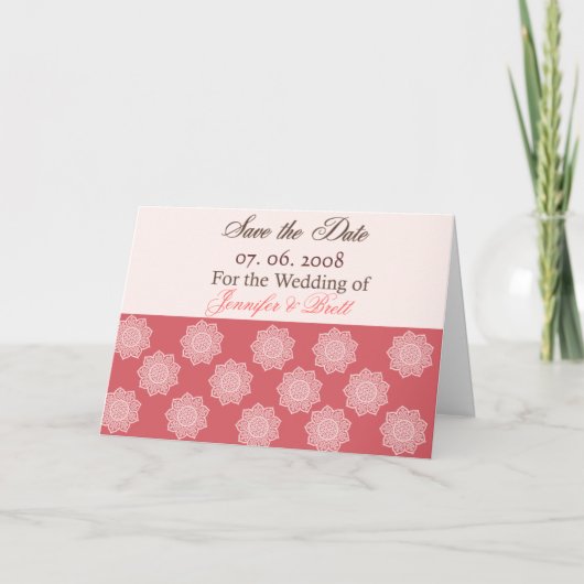 日付の保存 – ロマンス 案内状 (正面)