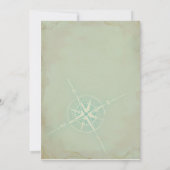 日付の保存 – ヴィンテージマップフロリダ セーブザデート (裏面)